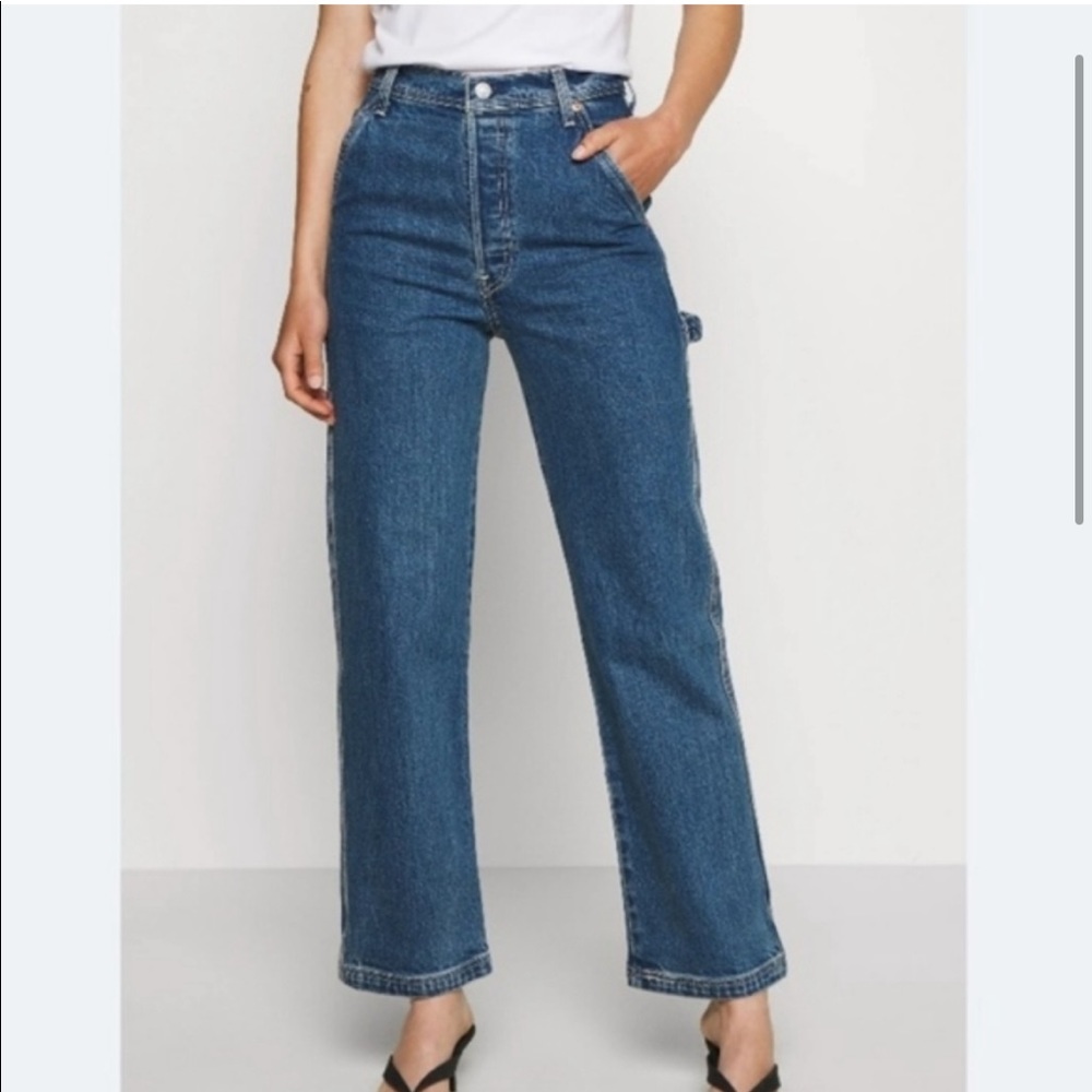 Levi's Ribcage Ankle Utility Jeans